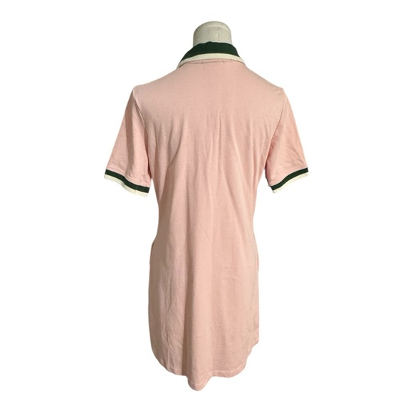 TUCKERNUCK Pink Salt Hutton Polo Dress Green Stripes Tennis Prep Preppy S Golf - Picture 7 of 11